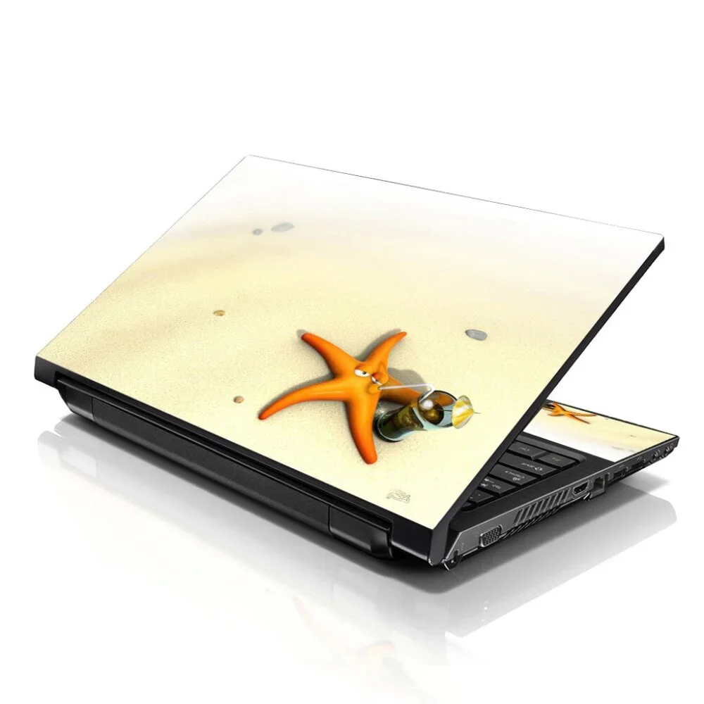 LSS 15.6 & 17.3 Inches Laptop Notebook Skin Sticker Decal - Star Fish
